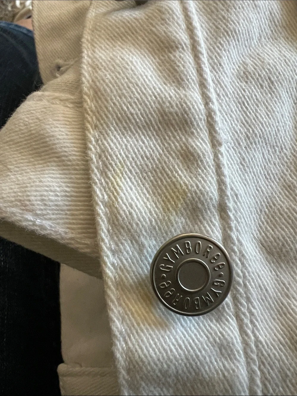 Gymboree White Jeans Vest